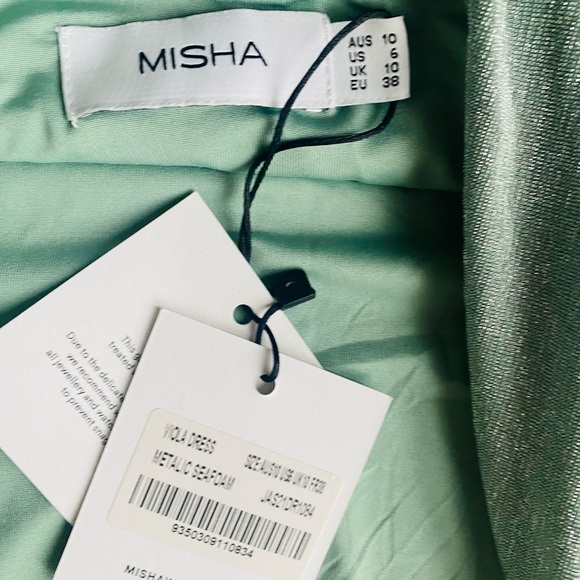 MISHA Viola Backless Long Sleeve Mini Dress - Picture 6 of 7